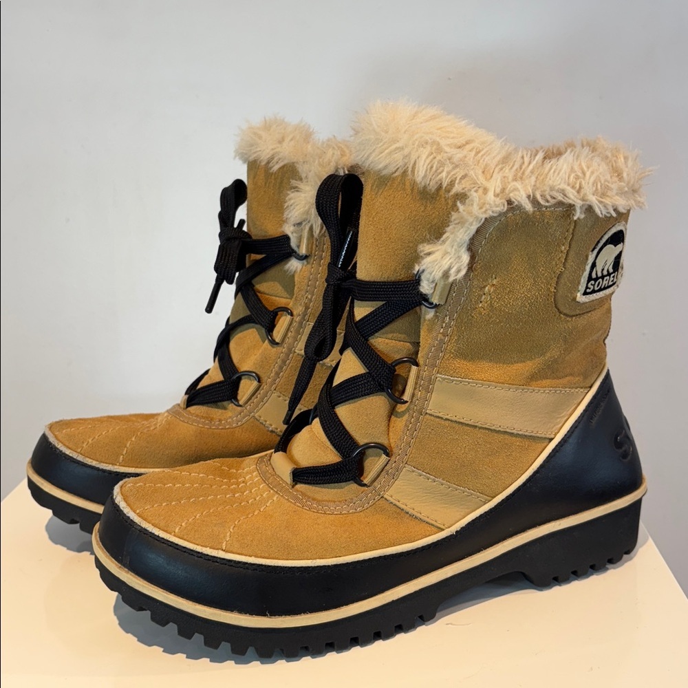 Women’s Sorel Winter Lace up Ankle Boots Tivoli II size 7.5 - Picture 2 of 12